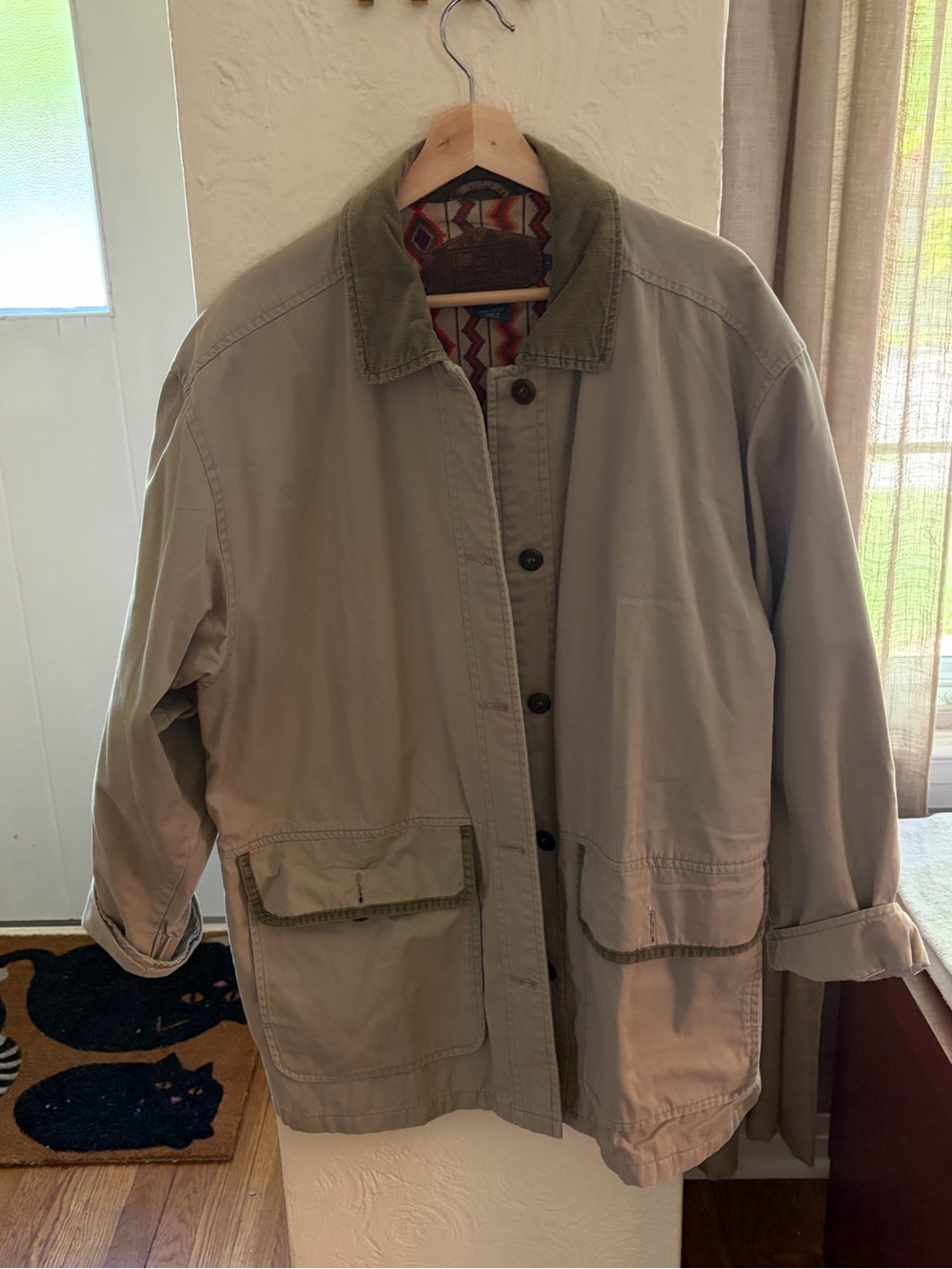 Barn Jacket - Taupe/Olive